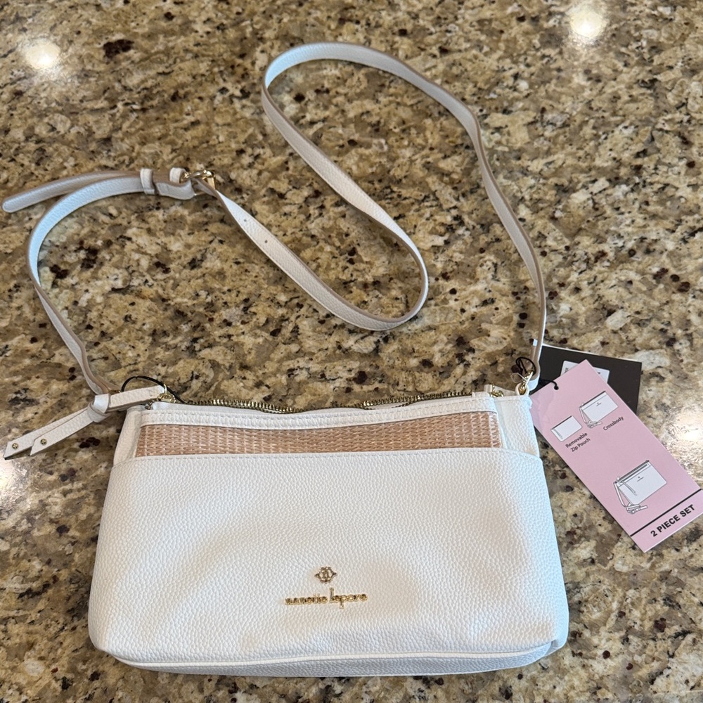 Nanette Lepore White Crossbody Bag NWT